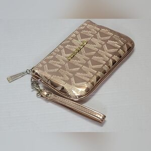 Michael Kors Rose Gold Mirror/ Gloss Wallet